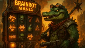 Brainrot Mania — необычный постапокалиптический слот с персонажем-крокодилом и уникальными бонусами